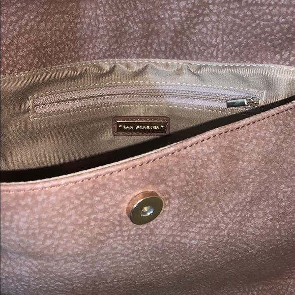 Large Leather Wrap Clutch | Snap Closure - Picture 6 of 8